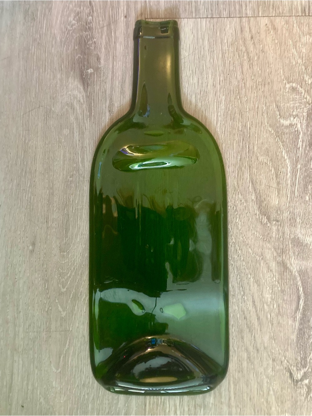 Green Recycled Glass Bottle Serving Platter